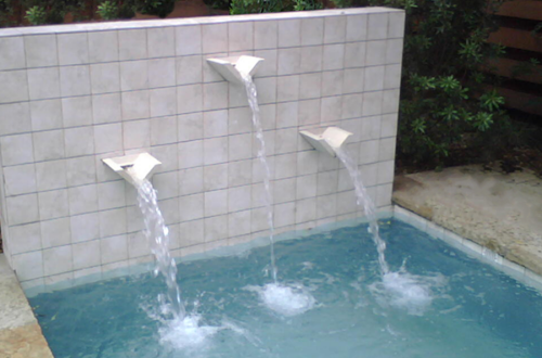 Triangle-Travertine-Scupper